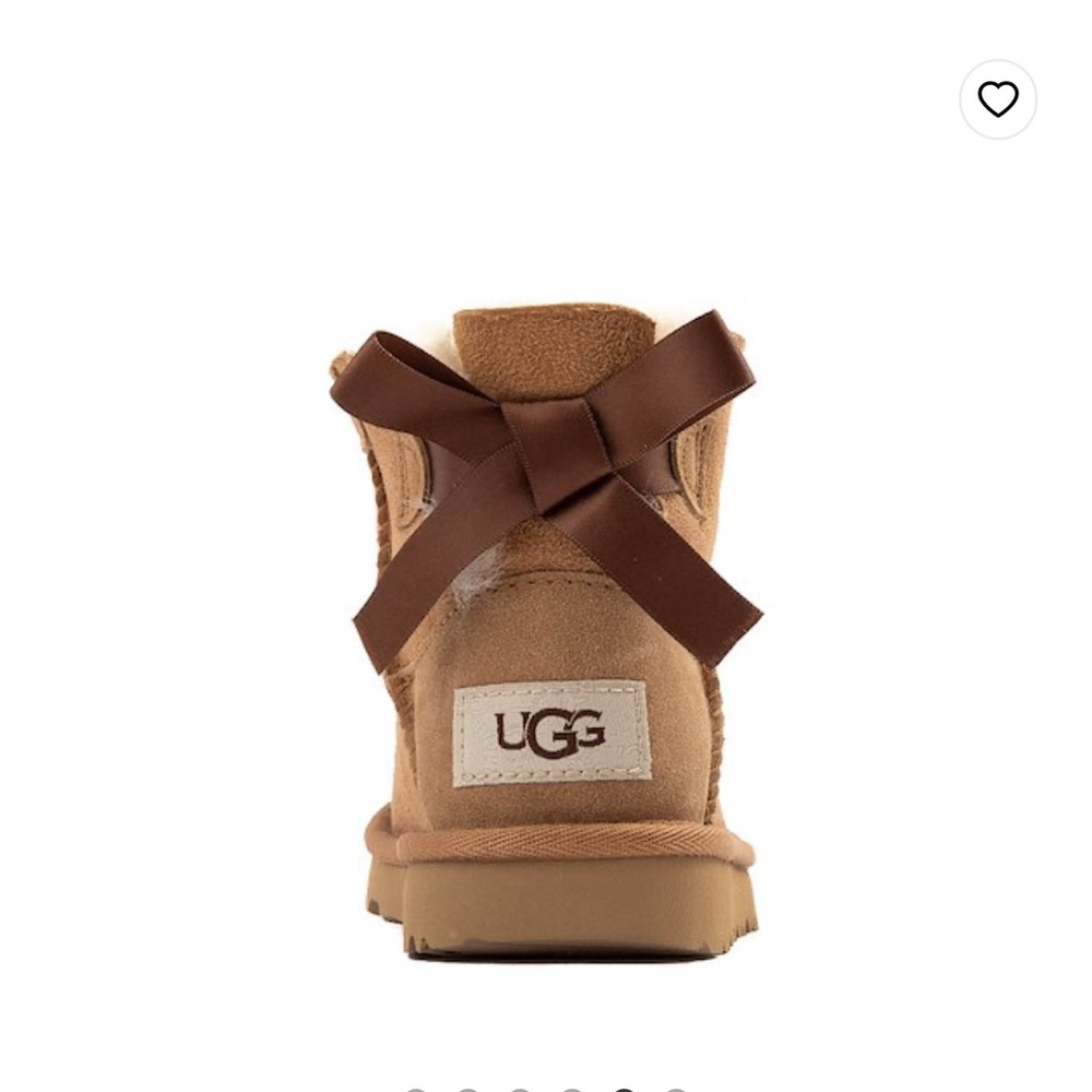 UGG Mini Bailey Bow II Boot - Toddler / Little Kid - Chestnut